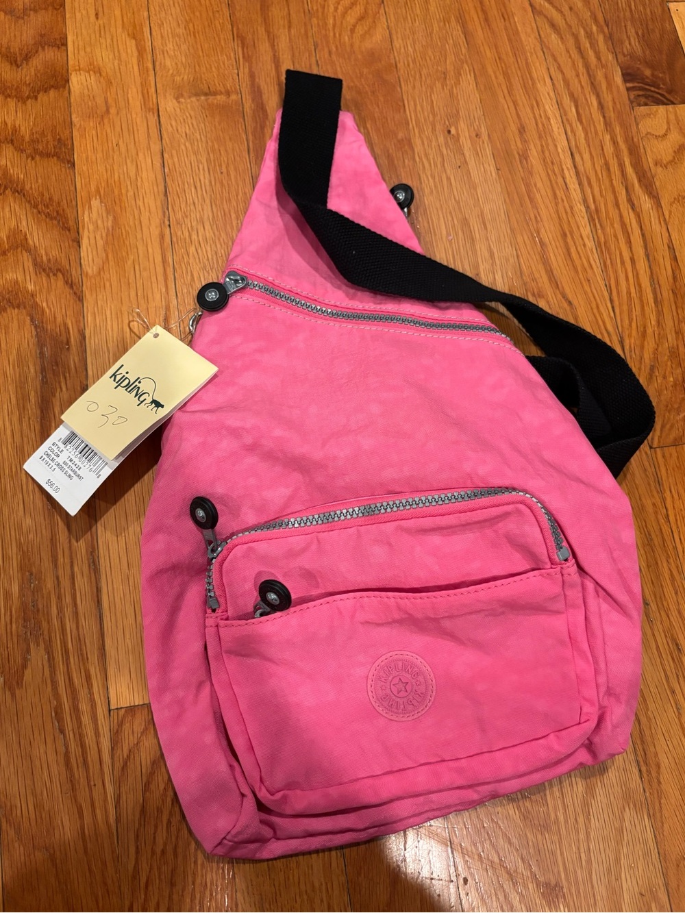 NWT Kipling Chelse Cross Sling pink bag
